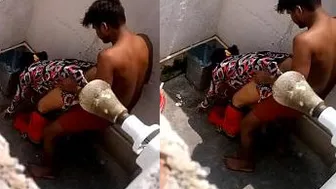 Desi Couple Caught Fucking Hard In The Bathroom By Hidden Cam