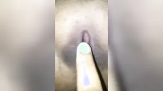 My Wife Moaning Loud While I Finger Her Shaved Tight Wet Pussy