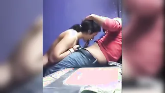 Giving My Boyfriend Head In A Public Toilet While People Outside