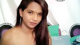 Horny Desi Girl Stripping And Playing With Herself On My Bed
