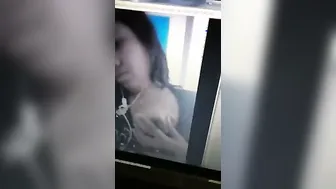 Desi Aunty Teasing And Showing Off Her Body For The Camera