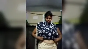 My Indian Gf Showing Me Her Tits Before I Come Over To Fuck Her