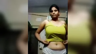 My Indian Gf Showing Me Her Tits Before I Come Over To Fuck Her