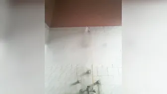 Bhabhi With Huge Boobs Taking Nude Bath Caught On Hidden Cam