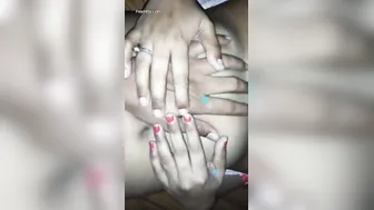 Hubby Fingering And Fondling Wifes Pussy Before Fucking Her