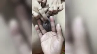 Fingering Wifes Dripping Wet Pussy While She Moans So Loudly