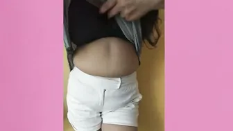 Wife Slowly Undressing Revealing Her Huge Natural Indian Tits