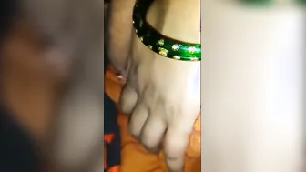 Biting And Sucking On My Wife's Dark Nipples Until She Moans