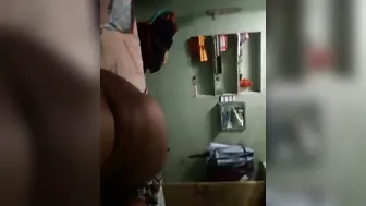 Tamil Aunty With Huge Tits Caught Right After Getting Fucked