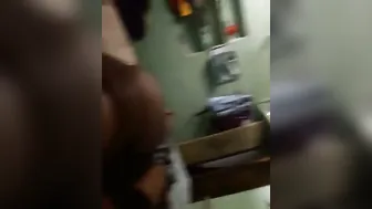 Tamil Aunty With Huge Tits Caught Right After Getting Fucked