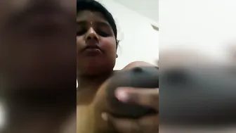 Horny Married Wife Squeezing And Groping Her Big Soft Tits