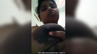 Horny Married Wife Squeezing And Groping Her Big Soft Tits