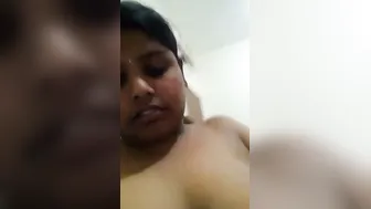 Horny Married Wife Squeezing And Groping Her Big Soft Tits