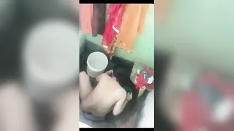 Wife Bathing Nude While Her Devar Films Everything Secretly