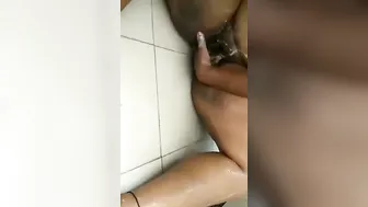 Desi Aunty Bathing Naked While Neighbor Secretly Records Her