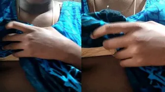 South Indian Aunty Showing Naked Body To Secret Lover Online