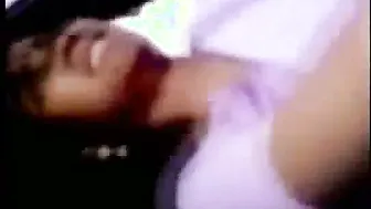 Sucking And Licking Bhabhi Nipples While Driving In The Car