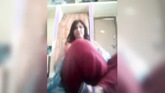 Horny Bhabhi Exposing Her Big Boobs In Bedroom Teasing Lover