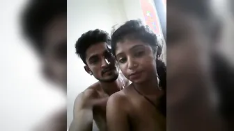 Desi Babe Kissing Boyfriend Topless Getting Hot In Bedroom