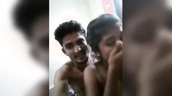 Desi Babe Kissing Boyfriend Topless Getting Hot In Bedroom