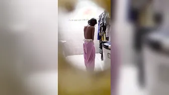 Busty GF Changing Clothes Secretly Filmed By Roommate