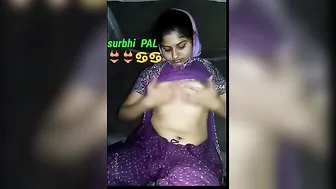 Horny Housewife Playing With Her Natural Tits In Bathroom