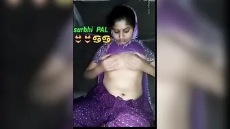 Horny Housewife Playing With Her Natural Tits In Bathroom