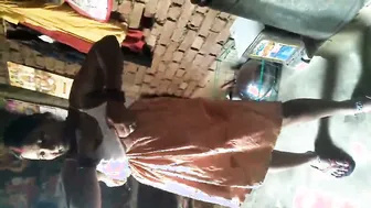 Indian Aunty Coming Out After Bath Wrapped In Towel Secretly