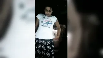 Village GF Getting Dressed While I Secretly Film Her