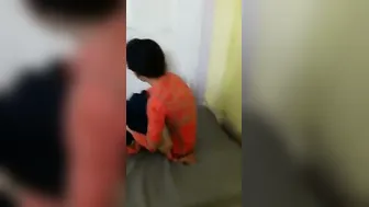 Catching My Shy GF Getting Dressed In Tight Jeans
