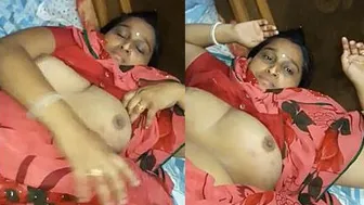 Slutty Bhabhi Stripping Naked Showing Off Her Tits And Wet Pussy