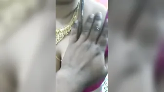 Couple Streaming Live While He Grabs And Rubs Her Tits