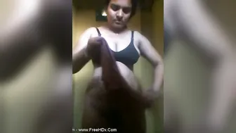 Naked GF Stripping Everything Off For Boyfriend