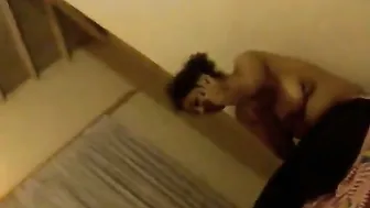 Desi GF Goes Topless With Boyfriend In Cheap Hotel Room