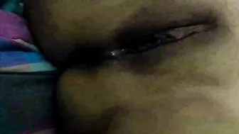 Sexy GF Masturbating Hard And Licking Her Own Wet Pussy