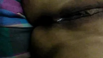 Sexy GF Masturbating Hard And Licking Her Own Wet Pussy