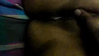 Sexy GF Masturbating Hard And Licking Her Own Wet Pussy