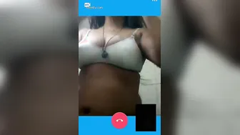 Indian Girl Flashing Her Tits Live On Video Call For Boyfriend