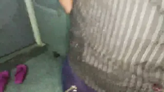GF Moaning While Getting Hairy Pussy Rubbed And Fingered