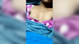 Desi Bhabhi Spreading Dark Pussy Lips Showing Off For Husband