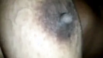 Hubby Squeezing His Wife Massive Natural Tits Recording On Phone