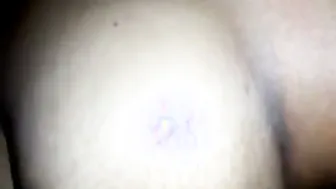 Hubby Squeezing His Wife Massive Natural Tits Recording On Phone