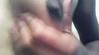 Tamil Babe Squeezing Her Tits And Playing With Nipples For You