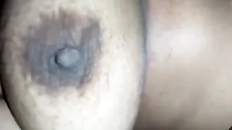 Married Aunty Flashing Her Big Natural Tits For The Camera