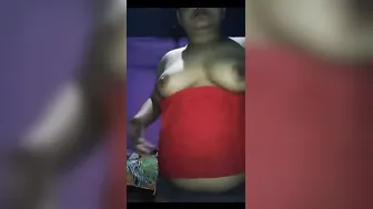 GF Playing With Her Huge Boobs For Me On Video Tonight