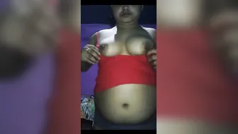 GF Playing With Her Huge Boobs For Me On Video Tonight