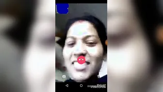 Wife Flashing Her Huge Tits During Naughty Video Call Session