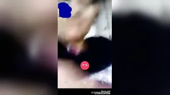 Wife Flashing Her Huge Tits During Naughty Video Call Session