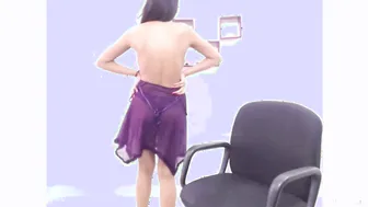 Beautiful College Slut Stripping Naked Teasing On Video Call