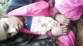 GF Spreading Her Legs Showing Pussy To Boyfriend